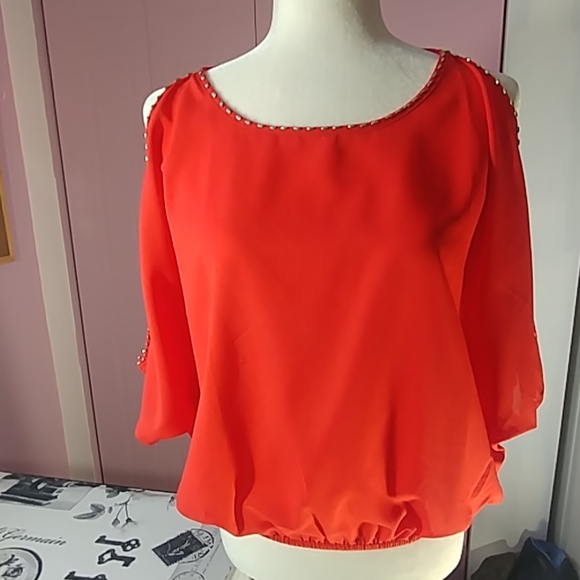 RolyPoly orange blouse - Picture 2 of 8